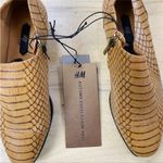 H&M  leather craft croc embossed loafers Y2K Photo 2