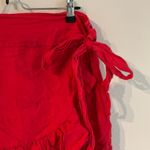 BLANK NYC The cutest Red ruffled skirt with a tie at the front - Photo 1