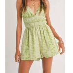 Sage The Label NEW Romper Out and About in lime natural Sample SMALL NWT Photo 0