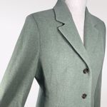 Harvé Benard Vintage Harve Benard Wool Cashmere Blend Coat Sage Green Petites 6 Photo 5