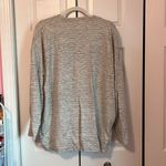 Aerie  Gray Loose Slit Crewneck Photo 2