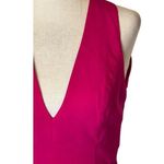 Jill Stuart Dress Women 0 Hot Pink V Neck Twisted Back Sleeveless Gown NWT Party Photo 5
