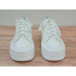 EXPRESS Women’s Sneakers Platform White Low Top Size 10 Photo 1