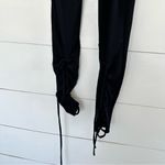 Susana Monaco Women’s Black Extra Small Lace Up/Side Tie Leggings Pants Stretchy Photo 2