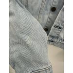 Reformation Jeans Jacket Women XS Blue Tahoe Light Wash Denim Button Front Photo 6