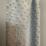 J.Crew  Clip Dot Poet Sleeve Scoop Neck Top Baby Blue Photo 3