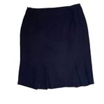 Ann Taylor Womens Petites Skirt Size 8P Black Lined 30" Waist 21.5" Length Photo 5