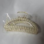 Pearl Hair CLAW Clip White Photo 0