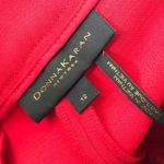 Donna Karan Pants Red Falling Leaves Straight Leg, Size 12 New w/Tag Photo 8