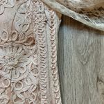 Sue Wong Blush Pink Lace Bodycon Cocktail Dress Size 8 Photo 7