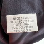 Rickie Freeman Teri Jon 12 lace dress sequin beaded navy semi Photo 6