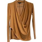 1. State  Cross-Front Cozy Camel‎ Knit Sweater Sz XS Photo 0