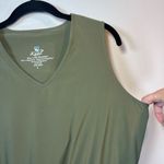 Kuhl Women's Vantage Dress Green Lightweight Stretch Sleeveless Drawstring Large Photo 4