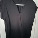 Bobeau Black Cap Sleeve Blouse Photo 0