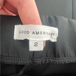 Good American  scuba skinny pull on pants black sz M Photo 2