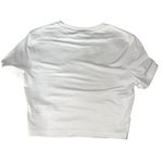 SheIn White Crop Top with Pickle Jar Design. Size XS. Photo 3
