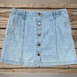 Forever 21 jean skirt with buttons down front Photo 2