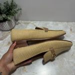 Ann Taylor NWOT Chain Bit Straw Loafers In Natural Size 11M Photo 5