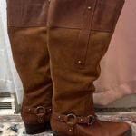 Etienne Aigner  brown Leather Heeled Boots sz 5.5 Photo 0