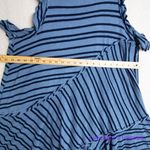 Free People New! Between The Lines Tunic Top dress in blue , size M Photo 5