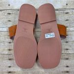 Schutz  Lilyane Suede Inca Gold Slide Sandals Photo 7