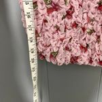 Free People NWOT  Pink Floral Rosie Posie Smocked Cropped Y2K Feminine Top S Photo 5