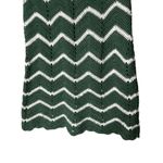 Emory park  Crochet Green White Chevron Print Skirt Size Large Photo 2