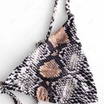 Zaful  Snakeskin Bralette Cami Bikini Top Photo 2