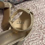 Ankis gold Open Toe Ankle Strap Chunky Heel Sandals 7 2.75 Inch heel Photo 4