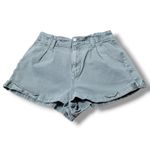 American Eagle  Shorts Size 10 W29"xL2" AE Highest Rise Mom Shorts Stretch Denim Shorts Photo 0
