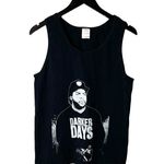 Ice Cube Darker Days Rap Tank Top Vintage Y2K Black Small S Graphic Shirt Solid Photo 1