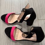 Elegant Black and Pink Women's Heels NWOT size 7.5 Photo 6
