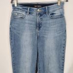 Regular Fit Mid-Rise Straight Leg Jeans Size 6 Short Lee Button-Fly Denim Photo 1