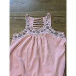 Exist Tank Tunic Top Sleeveless Size Medium Pink Aztec Lightweight Preppy Modern Photo 6