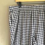Lands End Blue and White Gingham Check Lounge Pants Plus Size Comfy Casual 1X Photo 3