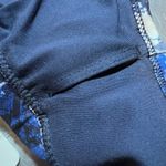 Splendid  Studio To Street Blue Snakeskin Print Lace Up Back Sports Bra S New Photo 2