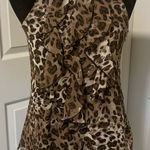 Byer California B Wear  Sleeveless Leopard Print Blouse size Medium Photo 0