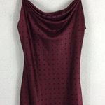 House Of Harlow 1960 x REVOLVE Ira Burgundy Polka Dot Satin Slip Dress Medium Pink Photo 8