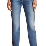 7 For All Mankind Roxanne luxe vintage velvet side ankle jeans Photo 1