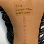 Rebecca Minkoff Black Calanthe Strappy Knot Chunky Slide Sandals S-050 size 7.5 Photo 12