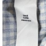 Avec Les Filles Side Tie Gingham Drawstring Pants XS Navy White Gingham NWT Photo 12