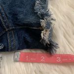 DL1961  Cleo Solana high rise distressed raw hem denim shorts 32 Photo 9