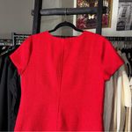 J.Crew Factory Tweed Dress with Jewel Buttons in Classic Cardinal New $128 Red Size 10 Photo 9