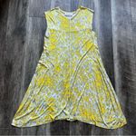 Derek Lam 10 Crosby  Yellow Grey Printed Sleeveless Tunic Dress Photo 5