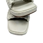 Vince Rumi Square Toe Woven Slide Slip On Sandal White Size 7.5 Photo 4