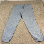 Athleta Cabo Linen Blend Pants Womens Size 8 Light Blue Drawstring Elastic Waist Photo 0