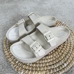 MIA Women’s Two-Band Buckle Kiana Sandals Slides Slip On in Sand Size 9 Photo 2