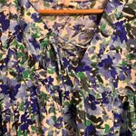 GRACE & MILA Floral Mini‎ Dress Blue Photo 3