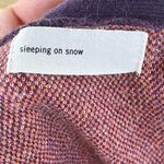 Anthropologie Sleeping On Snow Purple Rose Print Cardigan Size S Photo 6