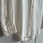 Equipment  Silk White Pearl Collar Button Up Blouse Size XS Photo 4